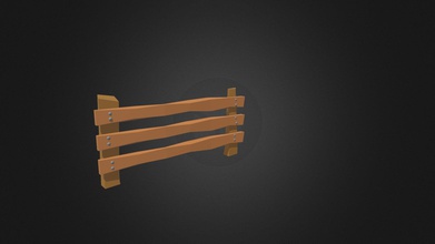 wooden fence - download free 3d model sammiller 8663b19 first low poly game i&rsquo m working 3d print model - Mito3D