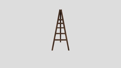 wooden ladder v1 - download free 3d model arturmarti arturmarti2016 8b4a13e 3d print model - Mito3D