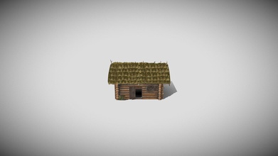 wooden log house - download free 3d model pnuky d59924d 3d print model - Mito3D
