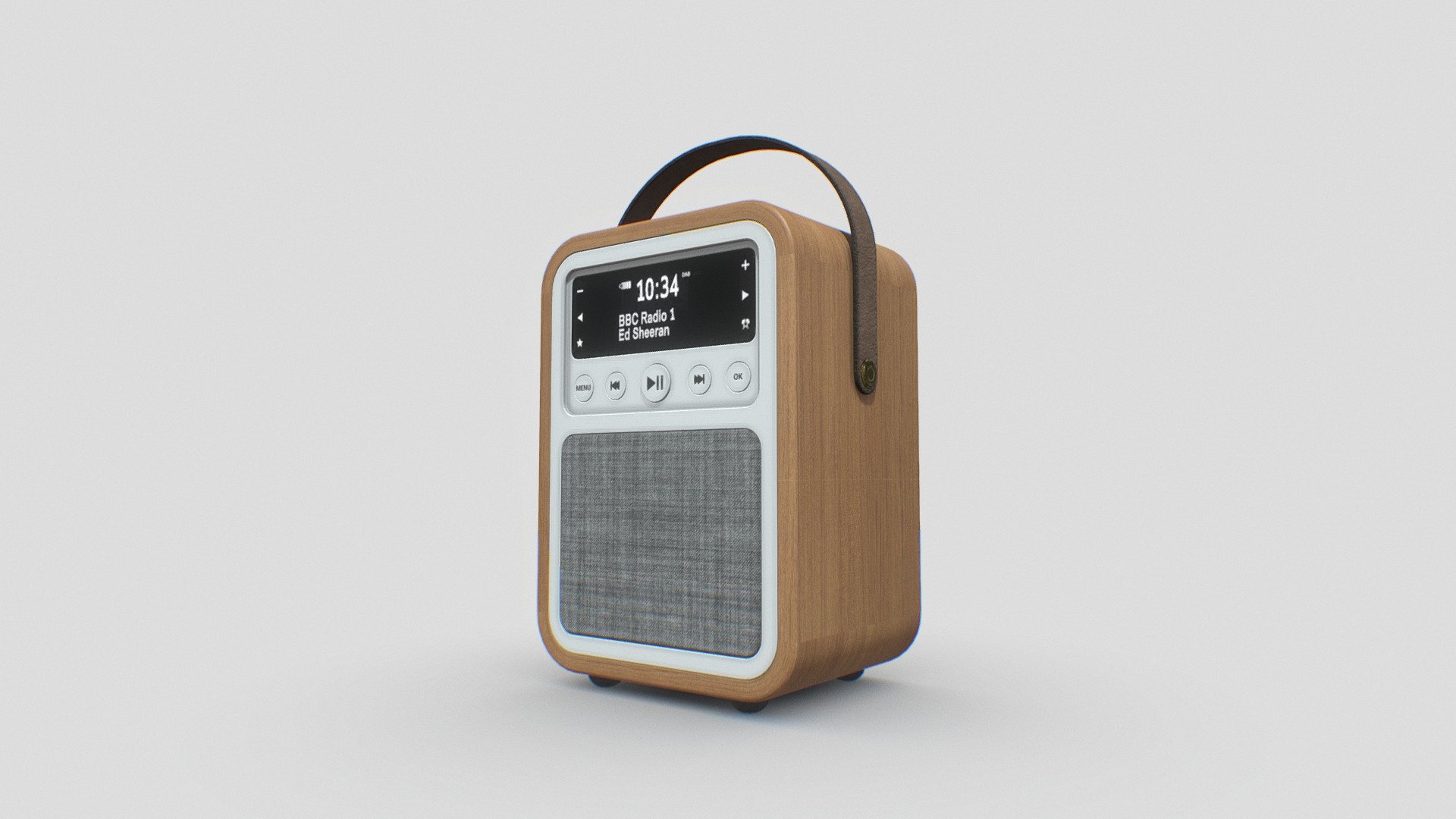 bois portable radio acheter royalties libre 3d modèle robertrestupambudi musique dispositif orateur fil ancien rétro médias électronique antique classique l'audio divertissement conception technologie 3D print model - Mito3D
