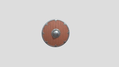 wooden stylized shield - 3d model mengue menguedesign 8007170 3d print model - Mito3D