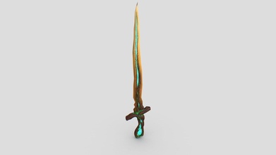 wooden sword - 3d model nastyogiki f9a654e 3d print model - Mito3D