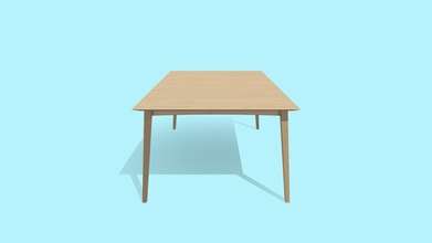 wooden table - 3d model steintje 924e634 3d print model - Mito3D