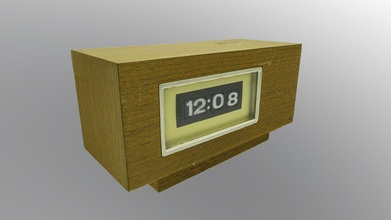 wooden table clock - 3d model finnish museum horology suomen kellomuseo tfmoh 0b10f8f 3d print model - Mito3D