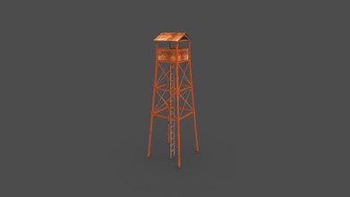 wooden watchtower - download free 3d model max3dd 6ae4629 3d print model - Mito3D