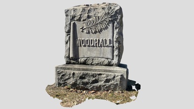 woodhall headstone - hamilton cemetery download free 3d model wmacphail dbccd67 3d print model - Mito3D