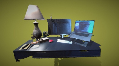 work home station - download free 3d model neilson neilgamb 1876802 at-home desk set up scanned scandy pro iphone xr 3d print model - Mito3D