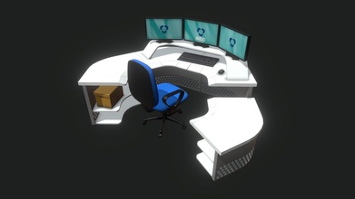 work table futuristic - download free 3d model igortesv cbabd33 3d print model - Mito3D