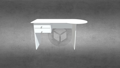 writing desk righ handed - download free 3d model pajermark d62fb0f 3d print model - Mito3D