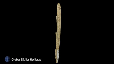 xfp-056 barbed harpoon sanak island alaska - download free 3d model global digital heritage globaldigitalheritage 64c599c bone slot end-blade cat xfp-056-2-4 group large house depressions south shore pauloff harbor multiple radiocarbon dates place 300 ce 800 although upper most levels may date 13th century these artifacts were scanned either faro edge arm minolta vivid 9i processed geomagic polyworks 4-8 photos used texture zbrush presented result research conducted under grants nsf 0326584 0508101 1139266 1321411 h maschner principal investigator original digitizing work done ivl id st univ subsequent processing completed fieldwork analysis permission collaboration tribe corporation 3d print model - Mito3D