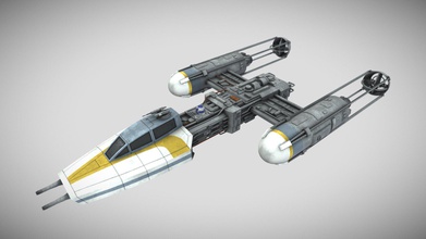 y-wing starfighter - star wars 3d model quiznos323 50f7ceb btl also referred simply btl-series fighter series multi-role starfighter-bombers manufactured koensayr manufacturing commissioned galactic republic during clone many surviving y-wings would go serve alliance restore civil war 3d print model - Mito3D