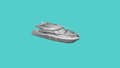 yacth - filaire modèle 3d de luca rimoldi lucarimoldi 32dd4f7 Modèle yacht comme la bavière 55 3d print model - Mito3D