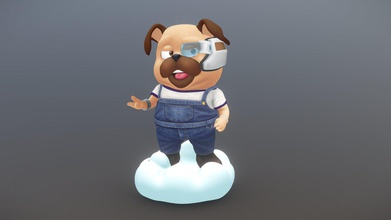 yahwoo 3d character - model awei awei0829 d58f1bc 3d print model - Mito3D