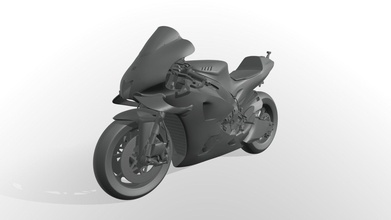 Yamaha yzf m1 courses 2020 prêt impression stl acheter royalties libre 3d modèle sim3d simé d9ba768 3d print model - Mito3D
