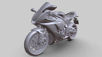 Yamaha yzf r1 2020 Sportfahrrad bereit drucken stl Kaufen Lizenzgebühren frei 3d Modell sim3d simuliert b32570f 3d print model - Mito3D