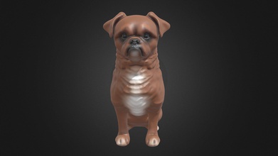 yan's dog draft figurine - 3d model seed mi seedbymi d3c674c custom made black interested order please visit our online store facebook page instagram 3d print model - Mito3D