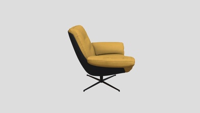 yellow arm chair - 3d model tobeg 794bb03 3d print model - Mito3D
