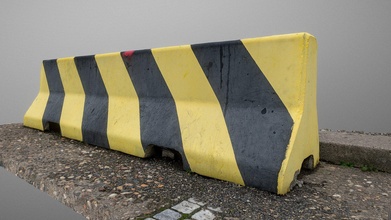 yellow jersey road barrier - buy royalty free 3d model matousekfoto 93bf901 3d print model - Mito3D