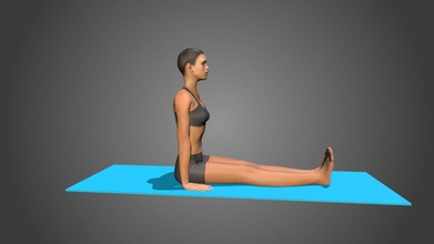 Yoga Pose Dandasana Kaufen Lizenzgebühren frei 3d Modell lily yoga posiert yoga3d 827572e 3d print model - Mito3D