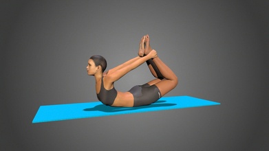 Yoga Pose Danurasana Bogen Kaufen Lizenzgebühren frei 3d Modell lily yoga posiert yoga3d 615641f 3d print model - Mito3D