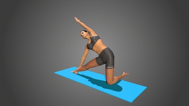 Yoga Pose parighasana Verriegelung Kaufen Lizenzgebühren frei 3d Modell lily yoga posiert yoga3d 43c9fe0 3d print model - Mito3D