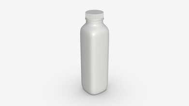 yoghurt bottle 02 - buy royalty free 3d model hq3dmod aivisastics dc80a84 3d print model - Mito3D