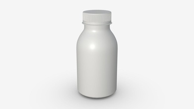 yoghurt bottle 10 - buy royalty free 3d model hq3dmod aivisastics 4bbdb3a 3d print model - Mito3D