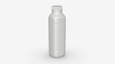 yoghurt bottle 5 - buy royalty free 3d model hq3dmod aivisastics 97950b9 3d print model - Mito3D
