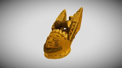 yoruba mask - 3d model sonnycirasuolo 62db407 3d print model - Mito3D