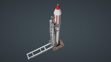 zenit-2 rocket launcher - 3d model ligul3d ligul 7351fc7 3d print model - Mito3D