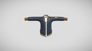 zepeto marinha diamante leather jacket 3d modelo teddycg d8bee78 3d print model - Mito3D