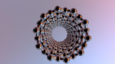 zigzag carbon nanotube - download free 3d model nanomodels b2289f6 3d print model - Mito3D