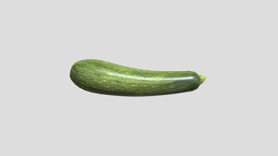 zucchine calabaz acquistare royalty gratuito 3d modello 3dlowpoly cibo organico supermercato realistico verdura drogheria lowpoly poli pronto per gioco calabazin 3d print model - Mito3D