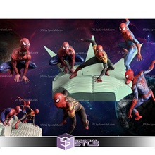 3 hombre araña diorama 3d print model - Mito3D