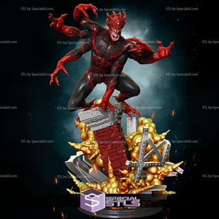 absolu carnage miles morales 3d print model - Mito3D