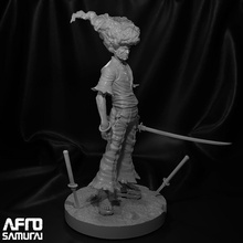 Afro samuray v2 3d print model - Mito3D