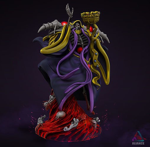 ainz ooal gown overlord 3D print model - Mito3D