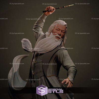 albus dumbledore magic 3d model specialstl 3d print model - Mito3D