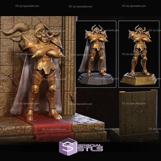 aldebaran taurus 3d printing figurine v2 saint seiya stl files 3d print model - Mito3D