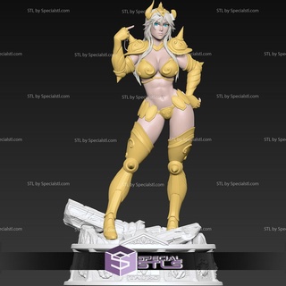 Aldebaran Boğa Burcu stl Dosyalar kadın versiyon aziz Seiya 3d baskı heykelcik 3d print model - Mito3D