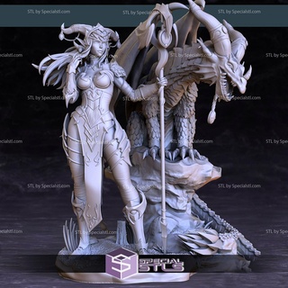 alexstrasza Welt Warcraft v2 3d print model - Mito3D
