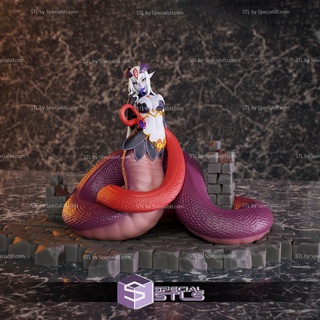 alice 3d printing figurine monster girl quest stl files 3d print model - Mito3D