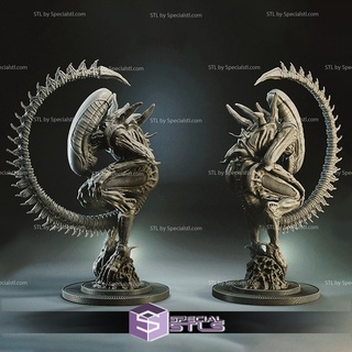 alien birth 3d model 3d print model - Mito3D