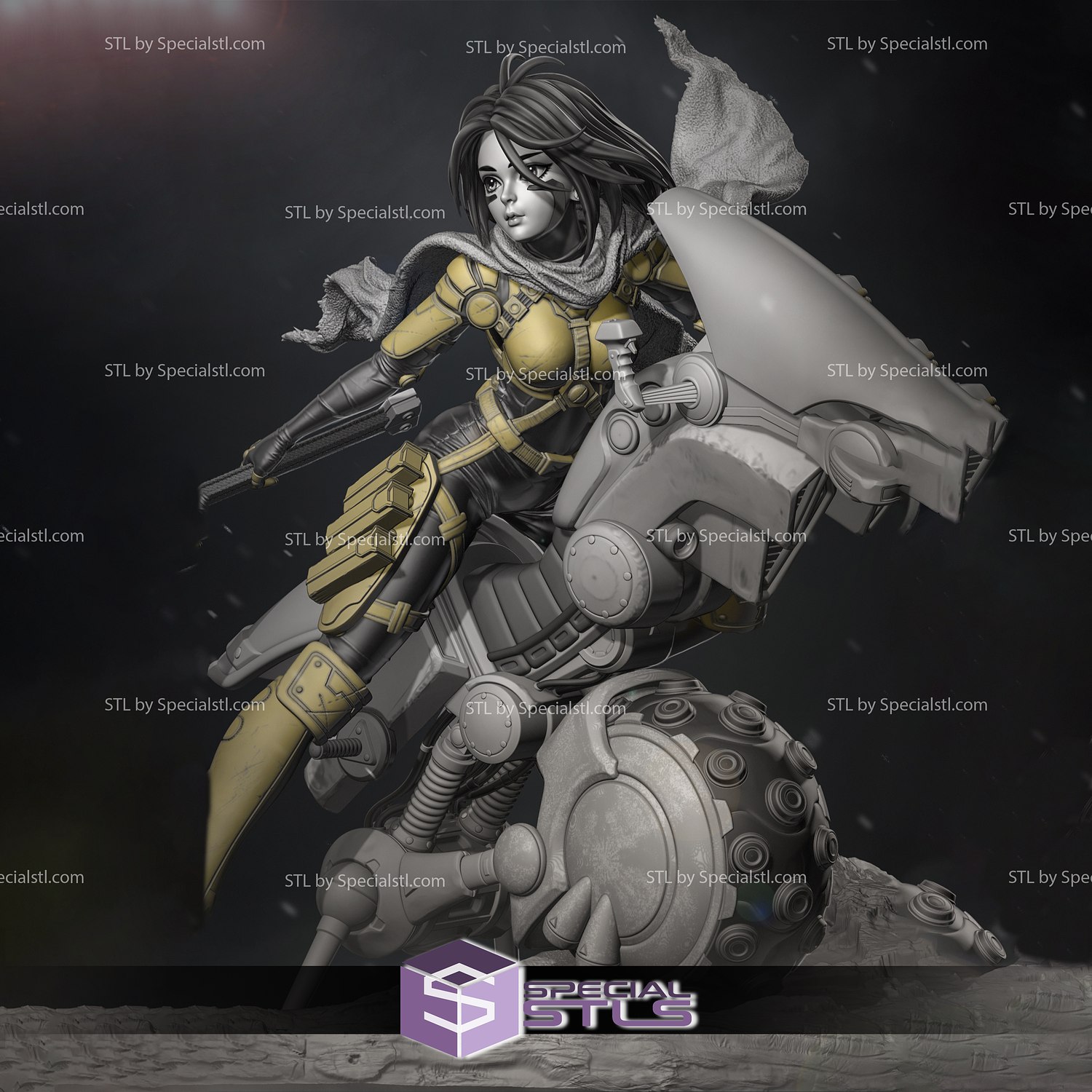 alita motor 3D print model - Mito3D