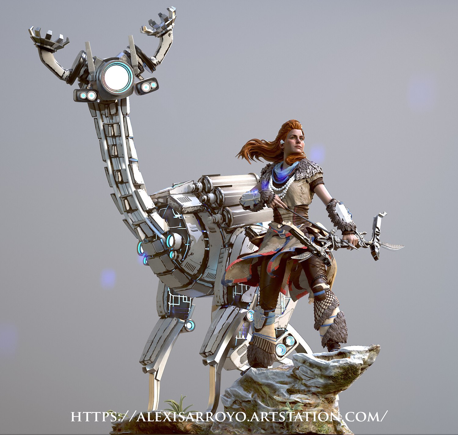 aloy v2 horizonte alvorecer 3D print model - Mito3D