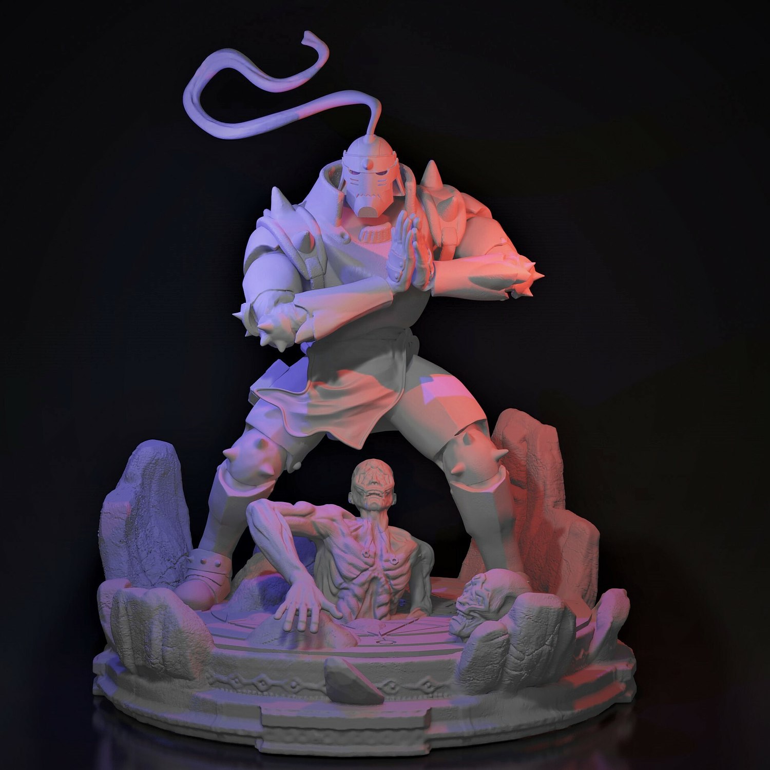Alphonse Elric fullmetal alquimista 3D print model - Mito3D