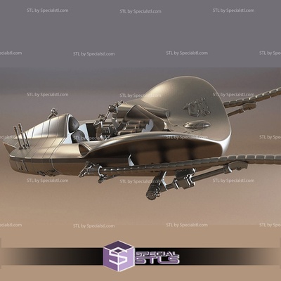 anakin podracer guerre stellari 3d stampa figurina speciale skywalker 3d print model - Mito3D