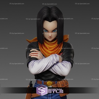 android 17 basic pose high detail ready 3d print android 17 basic pose high detail ready 3d print  3d print model - Mito3D
