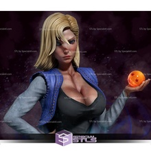 Android 18 Humain style dragon Balle 3d print model - Mito3D