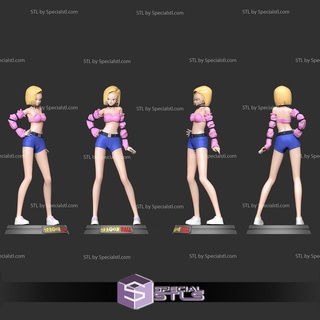 android 18 normal clothes 3d printable 3d print model - Mito3D